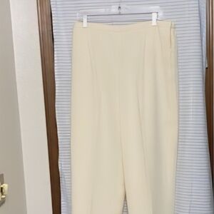 ALFRED DUNNER, off white lined pants size 14